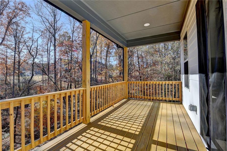 Exterior details and patio area of a home in , Buford (Image 33).