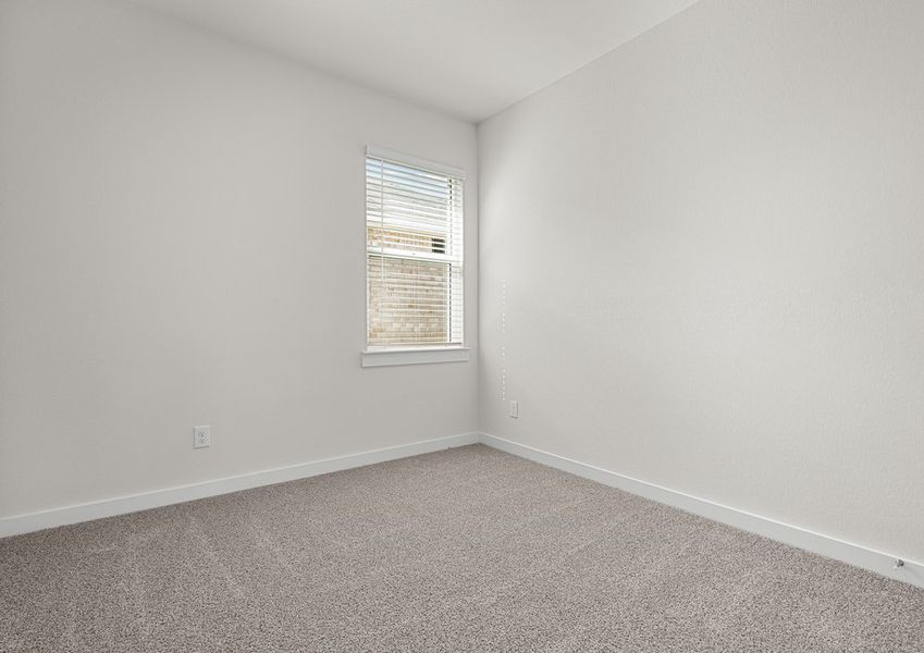 The secondary bedrooms are the perfect space for children's bedrooms and guest rooms.