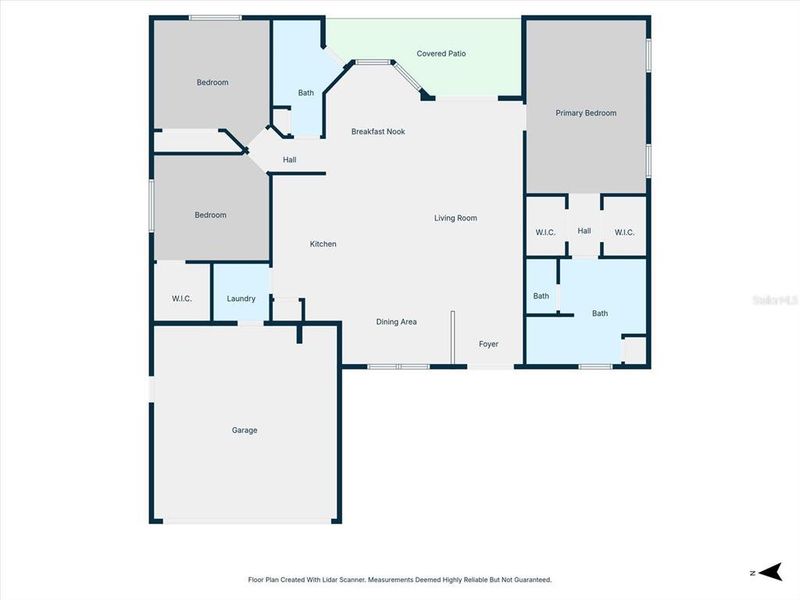 2D floor plan layout of this home in , Weeki Wachee, FL (Image 4).