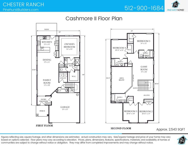 2D floor plan layout of this home in Chester Ranch Place, Round Rock, TX (Image 4). 2D floor plan layout of this home in Chester Ranch Place, Round Rock, TX (Image 4).