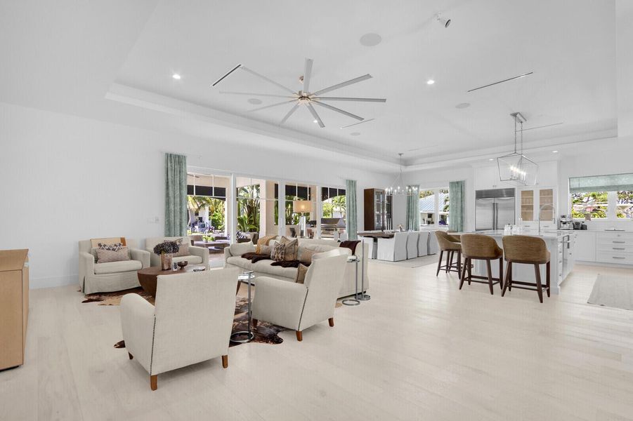 Furnished interior view inside a new home in , Jupiter (Image 23).