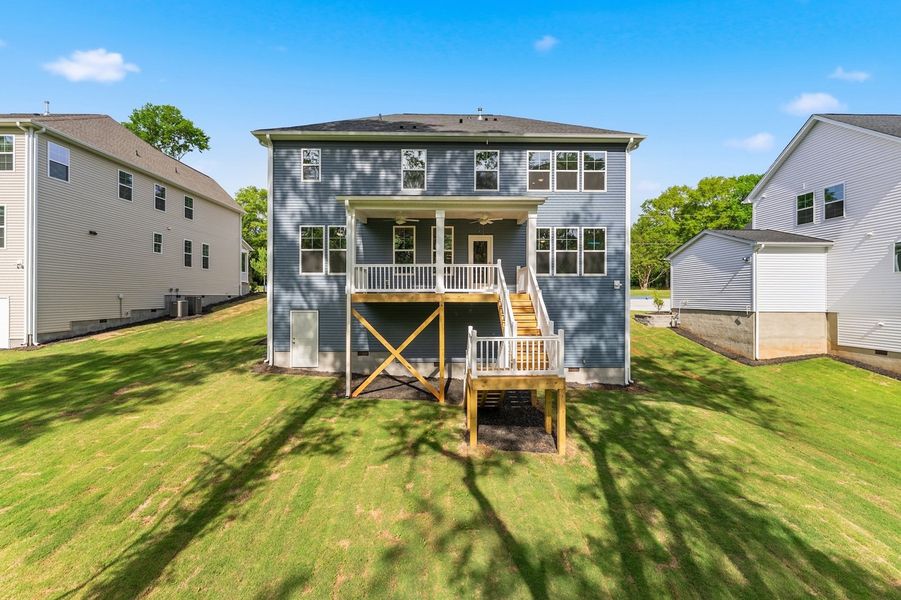 Exterior details and patio area of a home in Timberland Grove, Anderson (Image 4).