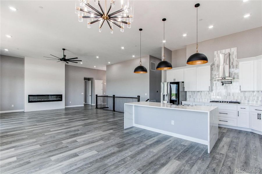 Furnished interior view inside a new home in , Strasburg (Image 3).
