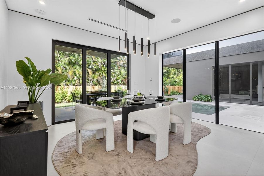 Furnished interior view inside a new home in , Biscayne Park (Image 17).