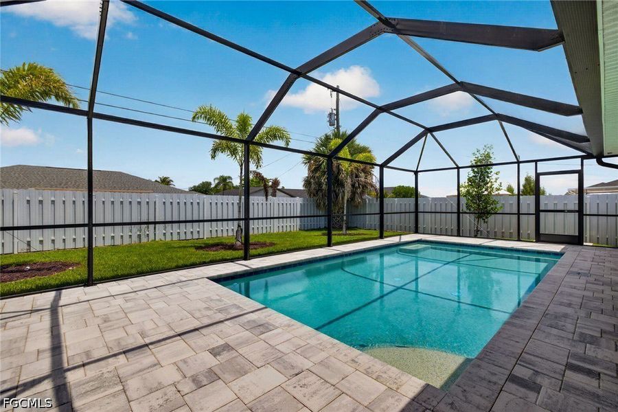Exterior details and patio area of a home in Cape Coral, Cape Coral (Image 26).