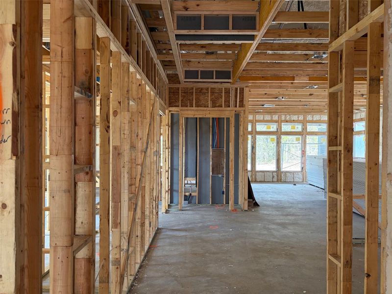 In-progress construction of a new home in The Colony- Pine Cove, Bastrop, TX (Image 5). In-progress construction of a new home in The Colony- Pine Cove, Bastrop, TX (Image 5).