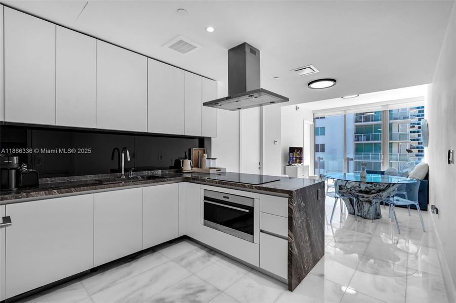 Furnished interior view inside a new home in , Miami (Image 18).