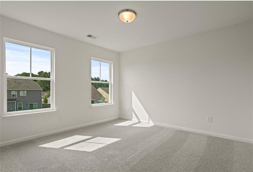 Spacious, unfurnished interior of a new home in Villas at Dawsonville, Dawsonville (Image 18). Spacious, unfurnished interior of a new home in Villas at Dawsonville, Dawsonville (Image 18).