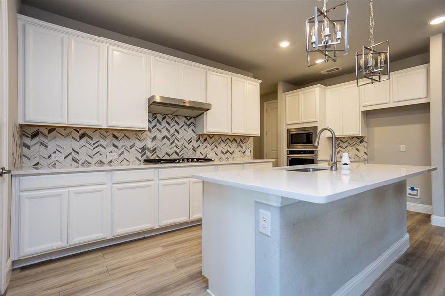 Furnished interior view inside a new home in , Corinth (Image 11).
