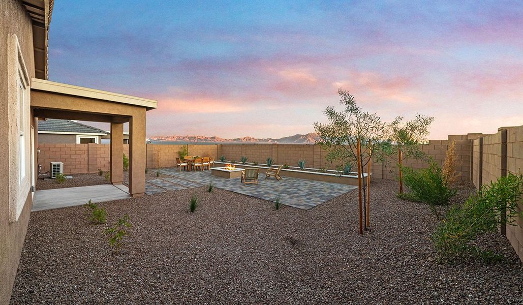 Representative exterior details of a home built from the Mariposa - C40M by D.R. Horton in Entrada Del Toro at Rancho Sahuarita, Sahuarita (Image 25).