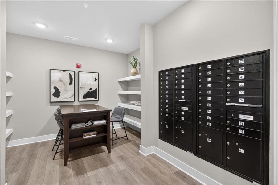 Furnished interior view inside a new home in Gatherings® at Herrington, Cumming (Image 18).