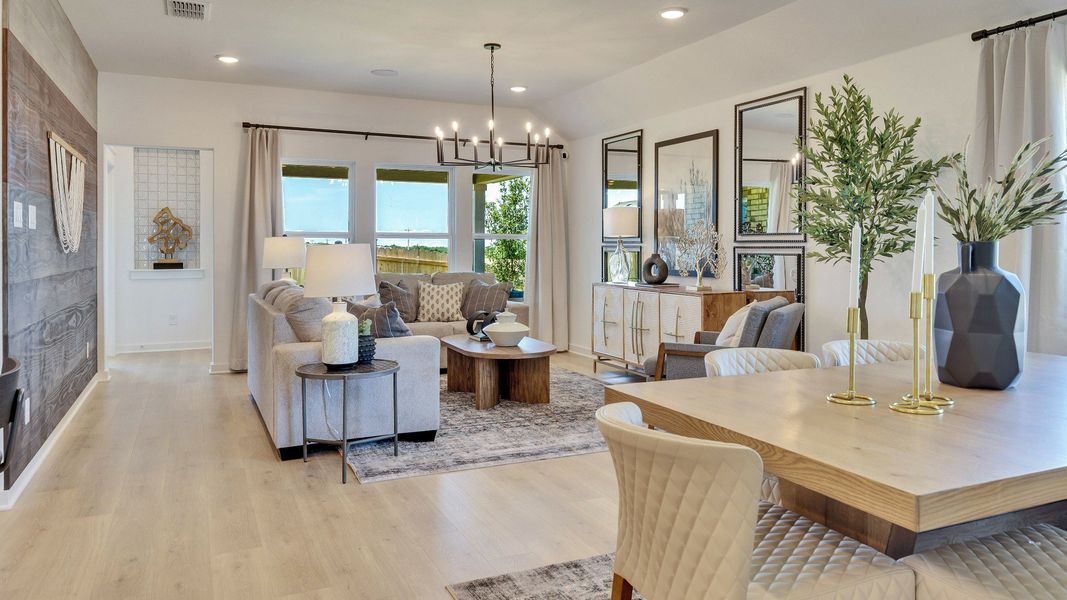 Representative furnished interior of a home built from the Paramount by DRB Homes in Hunters Glen, Jarrell (Image 7). Representative furnished interior of a home built from the Paramount by DRB Homes in Hunters Glen, Jarrell (Image 7).
