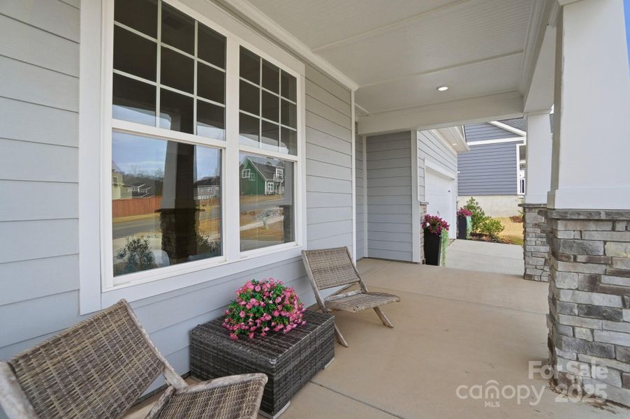 Exterior details and patio area of a home in , Cramerton (Image 24).