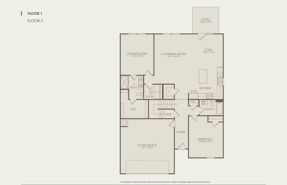 Starling Floor Plan, Quick Move-In Home, Floor 1 Starling Floor Plan, Quick Move-In Home, Floor 1