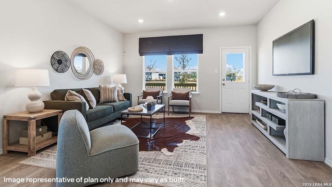 Furnished interior view inside a new home in Riverstone at Westpointe, San Antonio (Image 14).