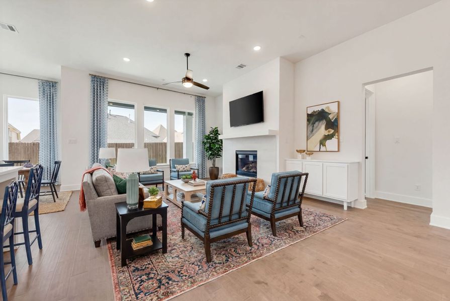 Furnished interior view inside a new home in Tavolo Park, Fort Worth (Image 13).