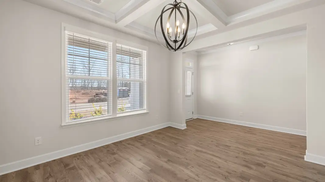 Representative unfurnished interior of a home built from the Hampshire by D.R. Horton in Heritage Pointe, Senoia (Image 36).