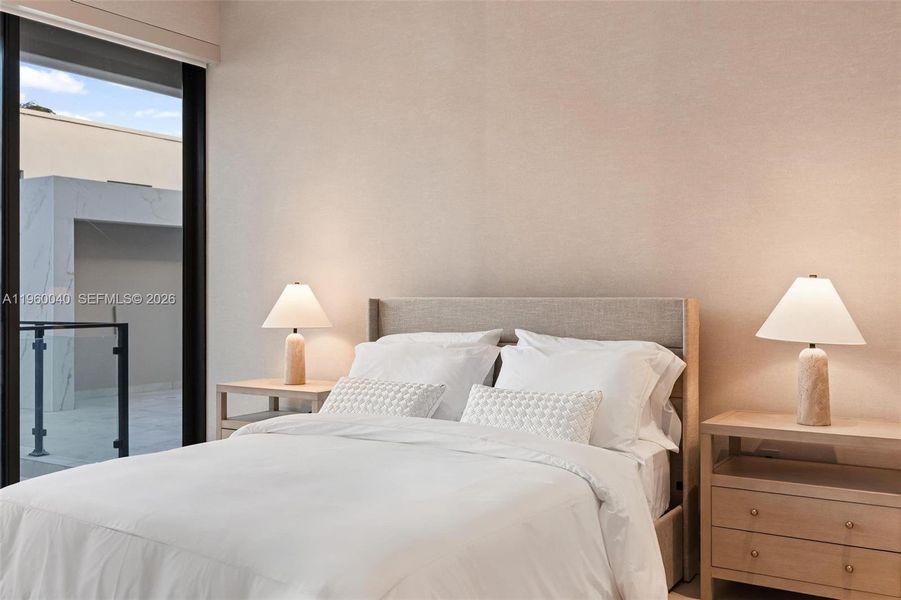 Furnished interior view inside a new home in , Miami (Image 13). Furnished interior view inside a new home in , Miami (Image 13).