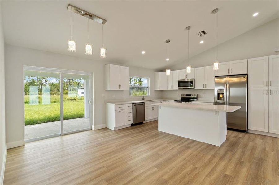 Furnished interior view inside a new home in , Rotonda West (Image 9).