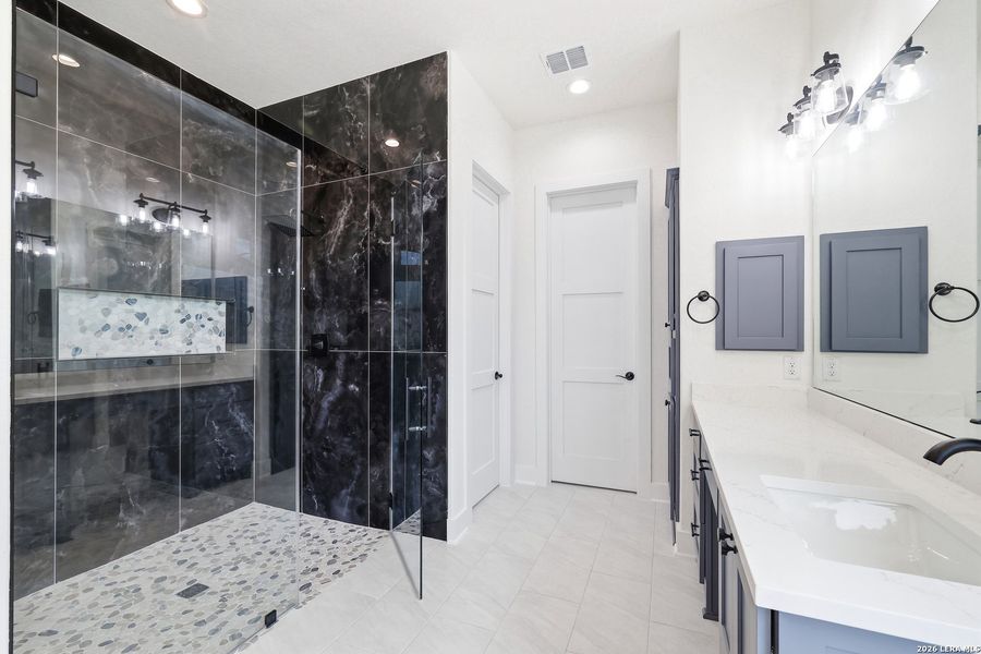 Furnished interior view inside a new home in , New Braunfels (Image 15).
