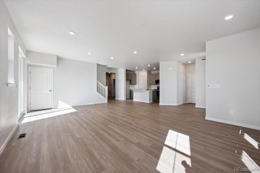 Spacious, unfurnished interior of a new home in The Boulevard II Collection at Windler, Aurora (Image 14).