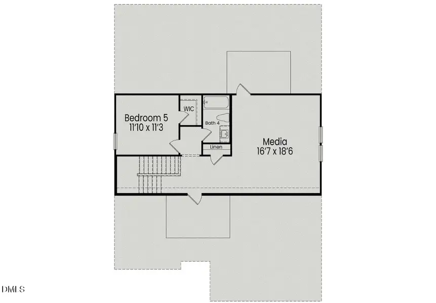2D floor plan layout of this home in Rockport, Wake Forest, NC (Image 3). 2D floor plan layout of this home in Rockport, Wake Forest, NC (Image 3).