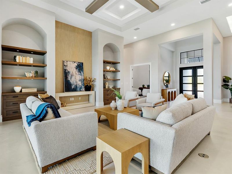 Furnished interior view inside a new home in , Sarasota (Image 52).