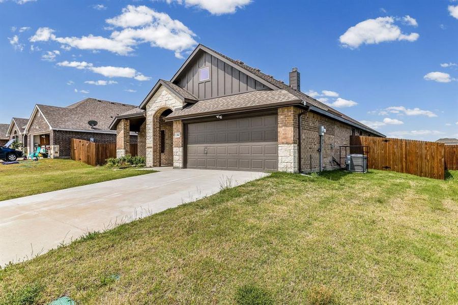Front exterior of a new home in , Josephine, TX, highlighting curb appeal (Image 22).