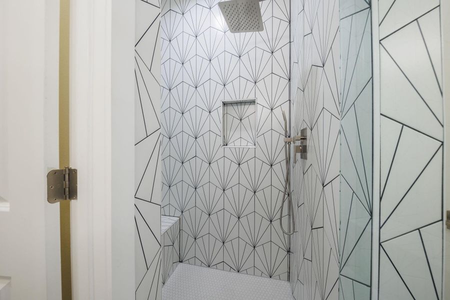 2nd level master shower