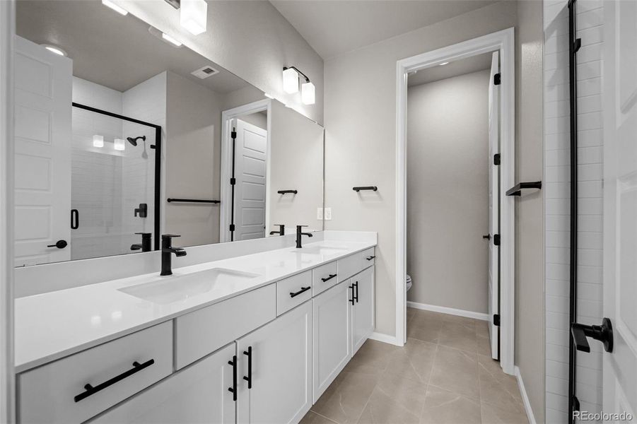 Furnished interior view inside a new home in Ralston Creek, Arvada (Image 10).