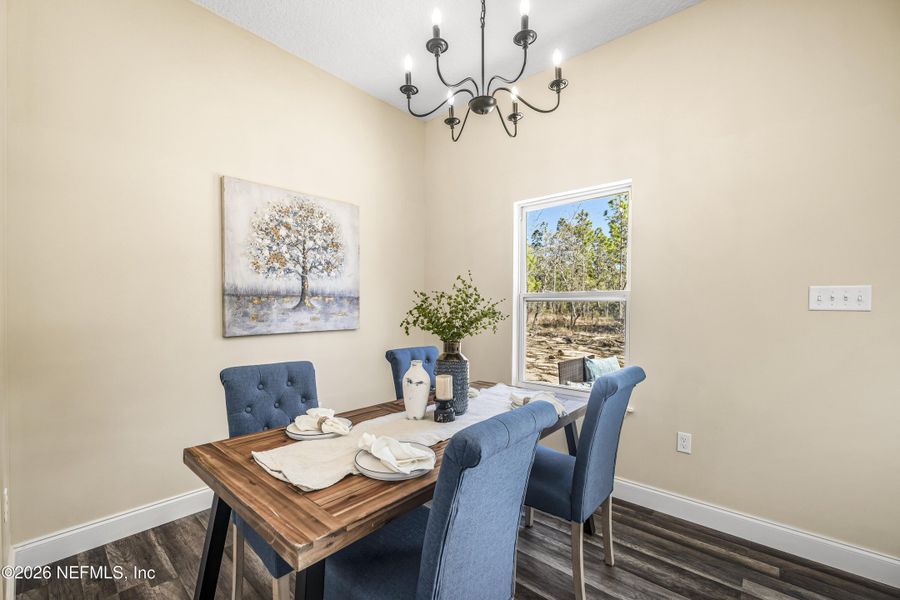 Furnished interior view inside a new home in , Keystone Heights (Image 39).
