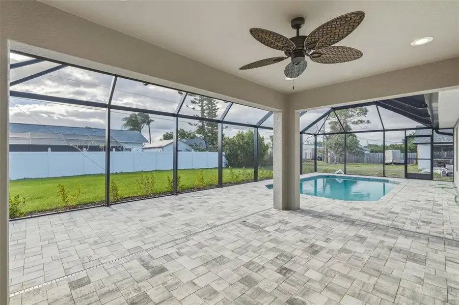 Exterior details and patio area of a home in , Englewood (Image 4).