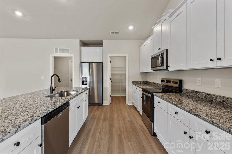 Furnished interior view inside a new home in Ascot Woods, Charlotte (Image 7). Furnished interior view inside a new home in Ascot Woods, Charlotte (Image 7).