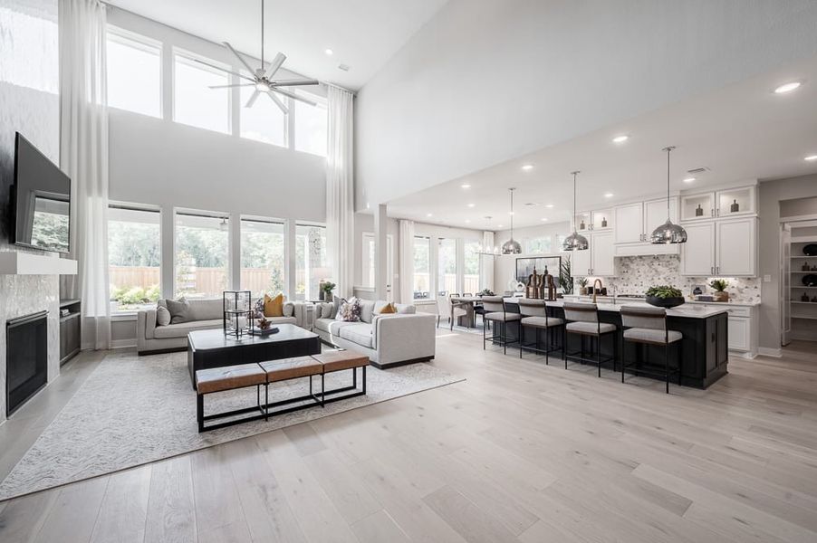 Furnished interior view inside a new home in Harvest Green 75′, Richmond (Image 16).