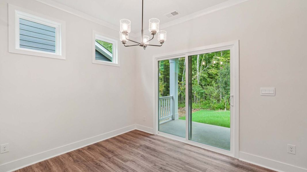 Representative unfurnished interior of a home built from the Cypress by D.R. Horton in Westport, York (Image 17).