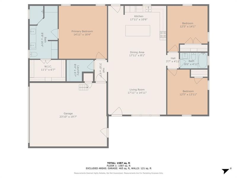 2D floor plan layout of this home in , Springtown, TX (Image 3). 2D floor plan layout of this home in , Springtown, TX (Image 3).