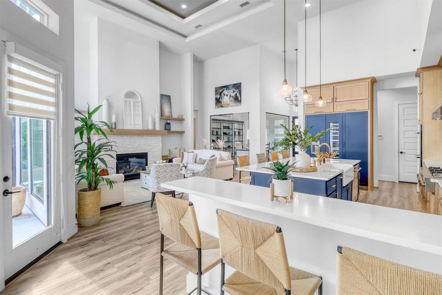 Furnished interior view inside a new home in , Fulshear (Image 37).