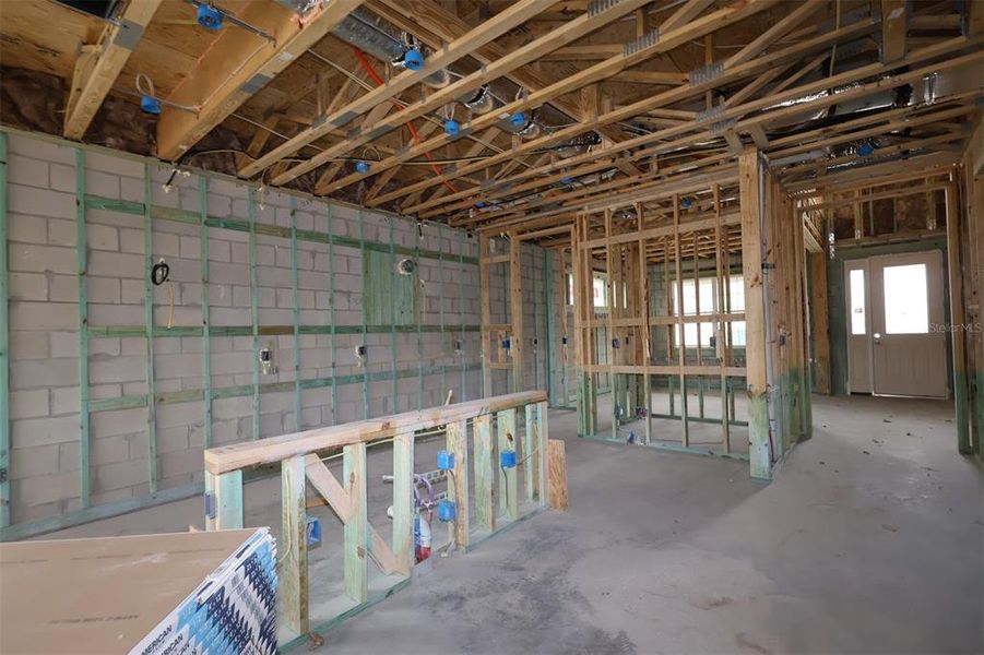 In-progress construction of a new home in Estates at Rivercrest, Sanford, FL (Image 4).