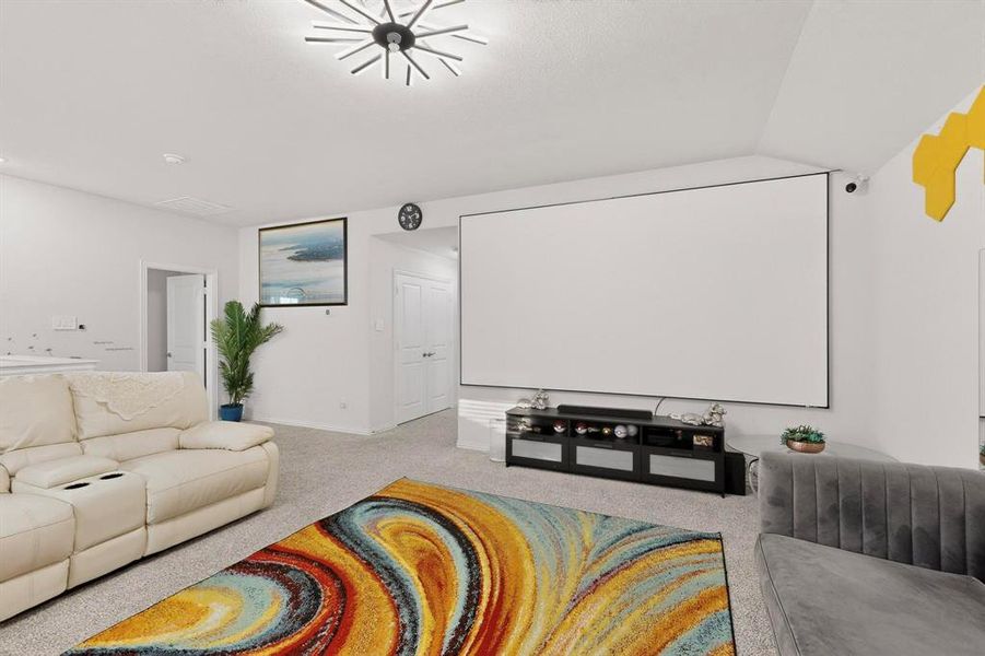 Furnished interior view inside a new home in Wolf Creek Farms - Signature Series, Melissa (Image 35).