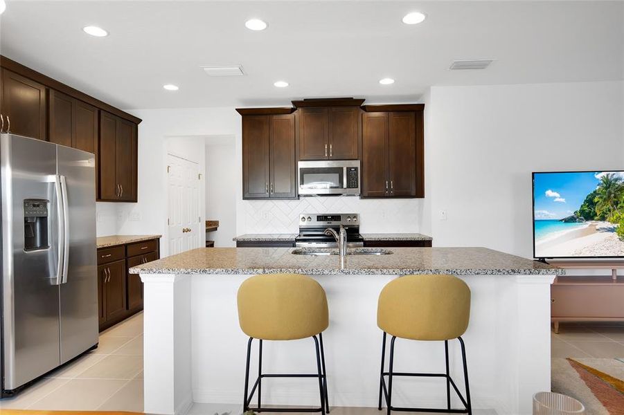 Furnished interior view inside a new home in Horse Creek at Crosswinds, Davenport (Image 49). Furnished interior view inside a new home in Horse Creek at Crosswinds, Davenport (Image 49).