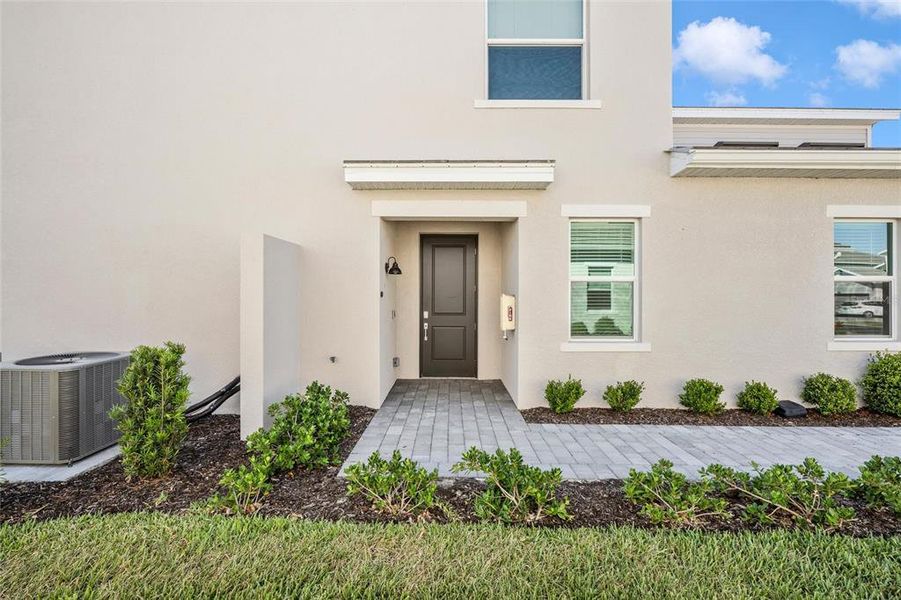 Exterior details and patio area of a home in Wellen Park Golf & Country Club, Venice (Image 23).