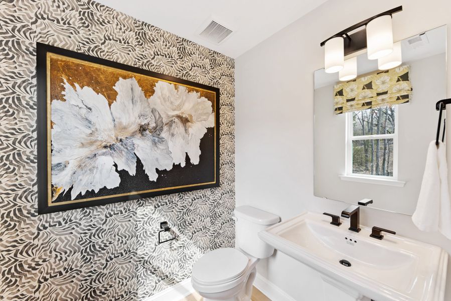 Representative furnished interior of a home built from the Knight by Tri Pointe Homes in Southbridge, Fort Mill (Image 28).