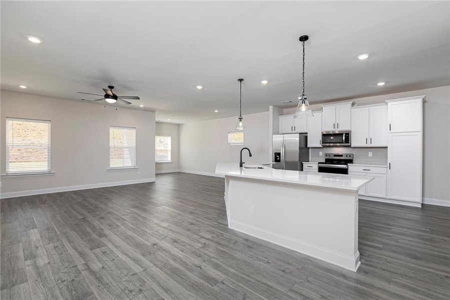 Furnished interior view inside a new home in Mount Tabor Pointe, Dallas (Image 8).