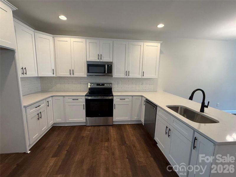 Plenty of storage and prep space!