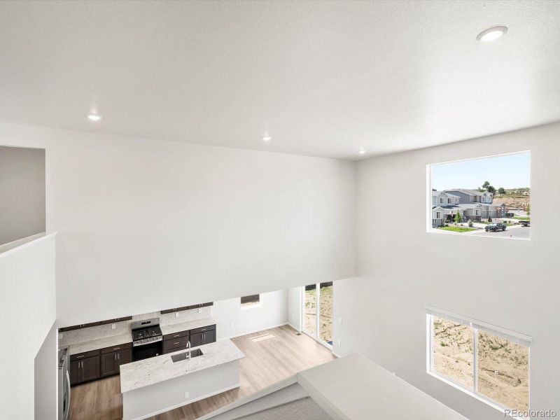 Furnished interior view inside a new home in Poudre Heights: The Alpine Collection, Windsor (Image 5).