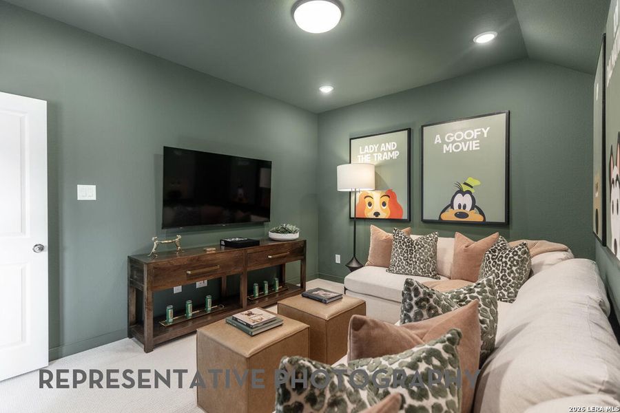 Furnished interior view inside a new home in Venado Crossing, Cibolo (Image 4).