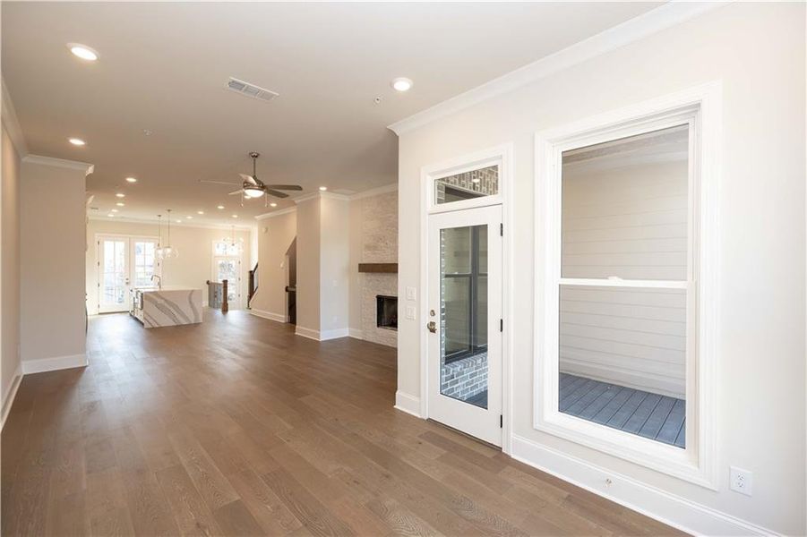 Spacious, unfurnished interior of a new home in Byers Park, Alpharetta (Image 26).