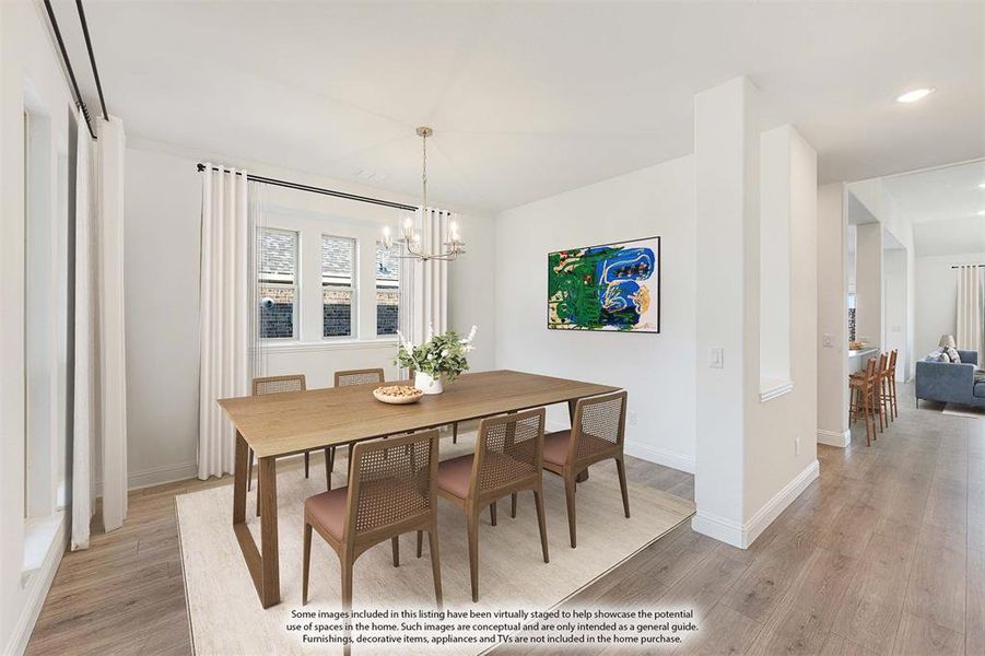 Furnished interior view inside a new home in Hunters Ridge, Crowley (Image 4). Furnished interior view inside a new home in Hunters Ridge, Crowley (Image 4).