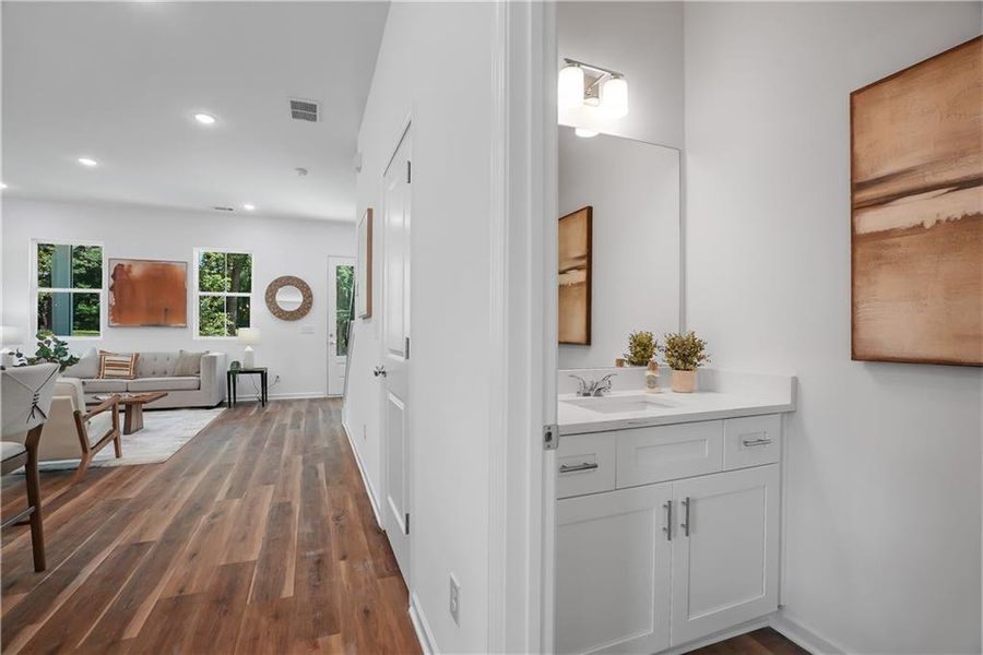 Furnished interior view inside a new home in , Scottdale (Image 7).