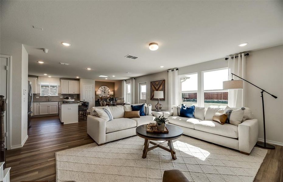 *Model Representation - Open concept throughout main living areas